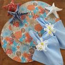 Kit Mesa Posta 10 Capas de Sousplat 10 Guardanapos de tecido 40x40cm 10 Anéis Argola Porta Guardanapo Kit Mesa Posta 10 Capas de Sousplat 10 Guardanapos de tecido 40x40cm 10 Anéis Argola Porta Guardanapo