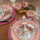 Kit Mesa Posta 10 Capas de Sousplat 10 Guardanapos de tecido 40x40cm 10 Anéis Argola Porta Guardanapo Kit Mesa Posta 10 Capas de Sousplat 10 Guardanapos de tecido 40x40cm 10 Anéis Argola Porta Guardanapo