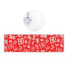 Kit Mesa Posta Completo Sousplat com Trilhos Natal Natalino Vermelho
