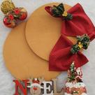 Kit Mesa Posta Jogo 10 Capa Sousplat 10 Guardanapos 10 Anéis Kit Mesa Posta Jogo 10 Capa Sousplat 10 Guardanapos 10 Anéis