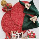 Kit Mesa Posta Jogo 10 Capa Sousplat 10 Guardanapos 10 Anéis Kit Mesa Posta Jogo 10 Capa Sousplat 10 Guardanapos 10 Anéis