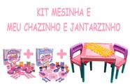 Kit Mesinha Rosa Tritec com Meu Chazinho e Meu Jantarzinho