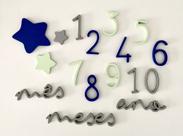 Kit Mesversário - Estrela - Cenário para Fotos - Ótimo presente para mamãe