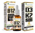 KIT Metilcobalamina B12 Sublingual e Vitamina D3 K2 Gotas 20ml