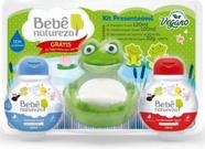 Kit Meu Sapinho Suave Extrato de Algodão Bebê Natureza Shampoo+ Condicionador + Saboneteira