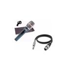 Kit Mic. Kadosh K-98 + Capa + Cachimbo + Cabo XLRF/P10 3m