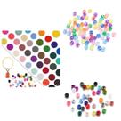 Kit Miçanga Bijuteria Pulseira 3.000 Pçs +Estojo + Fio Silicone