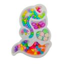kit miçanga infantil para pulseira cordão presente para menina lembrancinha festa infantil prenda