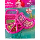 Kit Miçangas 100 peças Princesas Disney Coleção Princesas Ariel - Etitoys
