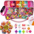Kit Miçangas Infantil 3500 Pçs P/ Montar Pulseiras Bolinhas Kit Miçangas Infantil 3500 Pçs P/ Montar Pulseiras Bolinhas