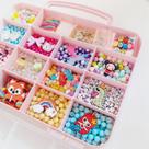 Kit Miçangas Infantil Coloridas P/ Montar Pulseiras 2500 Pçs