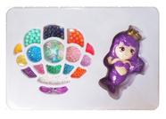Kit Miçangas Infantil Sereia Para Fazer Pulseiras Criativas