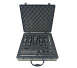 Kit microfone bateria dylan dd 9 - 9pcs c/ maleta