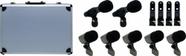 Kit Microfone Bateria Linha Pro 7 Mic Yoga Sxds-7 Com Case