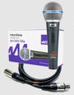 Kit Microfone MXT Dinâmico e Cabo de Áudio XLR 5 Metros Kit Microfone MXT Dinâmico e Cabo de Áudio XLR 5 Metros