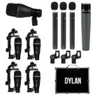 Kit microfone p/bateria dylan dd-9