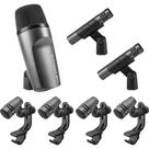 Kit Microfone para Bateria E 600 Preto SENNHEISER Kit Microfone para Bateria E 600 Preto SENNHEISER