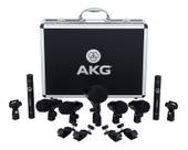 Kit Microfones Para Bateria Profissional AKG Drum Set Sessions 7 Peças