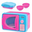 Kit Microondas Infantil com Som e Luz - Le Chef - Usual Brinquedos Kit Microondas Infantil com Som e Luz - Le Chef - Usual Brinquedos