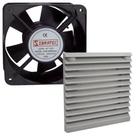 Kit microventilador 180x180x60 110v 220v + veneziana