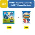 Kit MID Baunilha com limão + SAZÓN Pipoca Manteiga - 5 Refrescos 20g + 1 Tempero 60g