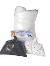 Kit Mídias Filtragem 500g Cerâmica E Carvão + 1m Lã+ 2bolsas