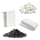 Kit Mídias Para Pequenos Filtros Carvão - Cerâmica - Perlon