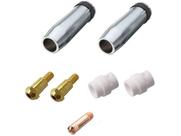 Kit Mig 24kd - 2 Bocal 12mm / 1 Bico M6x25 0,8mm / 2 Difusor Cerâmico / 2 Porta Bico de Contato M6
