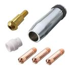 Kit Mig 24kd - Bocal 12mm + 3 Bicos M6x25 0,8mm + Difusor Cerâmico + Porta Bico De Contato M6