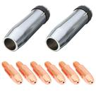 Kit Mig MB24 24KD: 2 Bocal 12mm + 6 Bicos M6x28 1,2mm