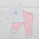 Kit Mijão com Camiseta Bordado - Cia do Bebê - Ref.: 31