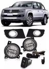 Kit milha amarok 10/16 c/aro cromado botao original