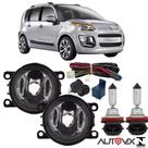 Kit milha citroen c3 picasso 2011 ate 2015 e lampadas halogena