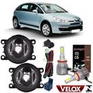 Kit milha citroen c4 2007 a 2012 e super led