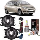 Kit milha citroen c4 picasso 2007 a 2013 e super branca led Kit milha citroen c4 picasso 2007 a 2013 e super branca led