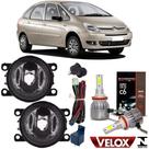 KIT Milha CITROEN C4 PICASSO 2007 A 2013 E SUPER BRANCA LED