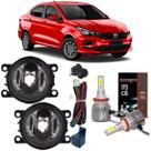 Kit milha fiat cronos 2017 a 2022 vidro e led Kit milha fiat cronos 2017 a 2022 vidro e led