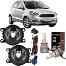 Kit milha ford ka 2011 a 2018 vidro e led