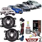 Kit milha peugeot 207 307 c4 logan 07 focus e super led 2d