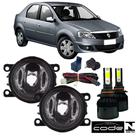KIT Milha Renault Logan 2007 a 2019 Super Led