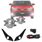 Kit Milha Yaris 2018 Black Piano Botão Modelo Original