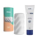 Kit Mimo do Prazer Estimulador Masculino com Lubrificante Lubrisex 60g