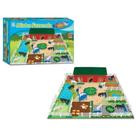 Kit Minha Fazenda Celeiro Animais Tabuleiro Interativo 41 Peças 3 Anos Nig 230