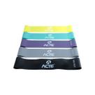 Kit mini bands 5 intensidades acte sports t315 multicolor