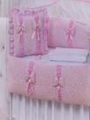 Kit Mini Berço 10 Peças 100% Algodão Para Bebe Menino Menina