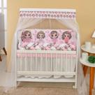 Kit Mini Berço 13 peças para Bebê Menina Amiguinhas