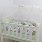 Kit Mini Berço Safari Verde 7 Peças