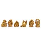 Kit Mini Budas Da Sorte Alegria e Prosperidade Enfeite 4 cm