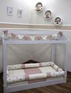 Kit Mini Cama Montessoriano 6 peças Nude Rosê Floral