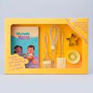 Kit Mini Chef Infantil Mãozinhas na Massa com Livro de Receitas